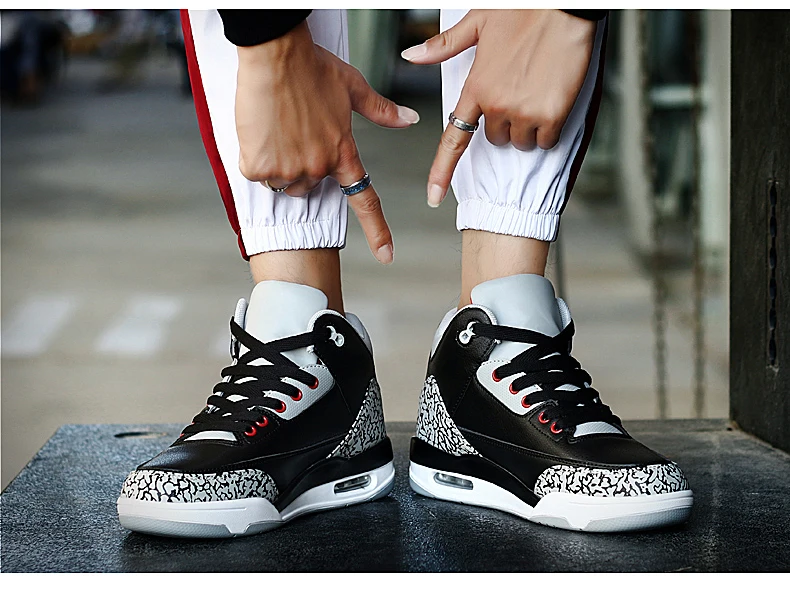 Uptempo Air Shoes Joran Ретро 3 амортизирующие кроссовки для баскетбола кроссовки Карри обувь Мужская баскетбольная обувь Kyrie 4 Спортивная обувь для мужчин