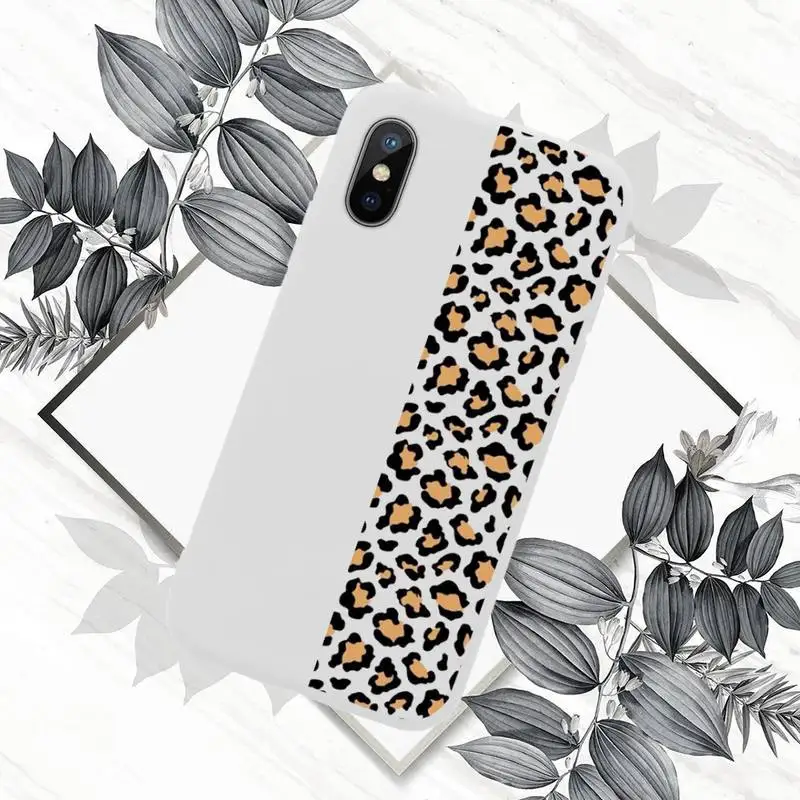 

Leopard Print Colorful Phone Cases Candy Color for iPhone 11 12 mini pro XS MAX 8 7 6 6S Plus X SE 2020 XR
