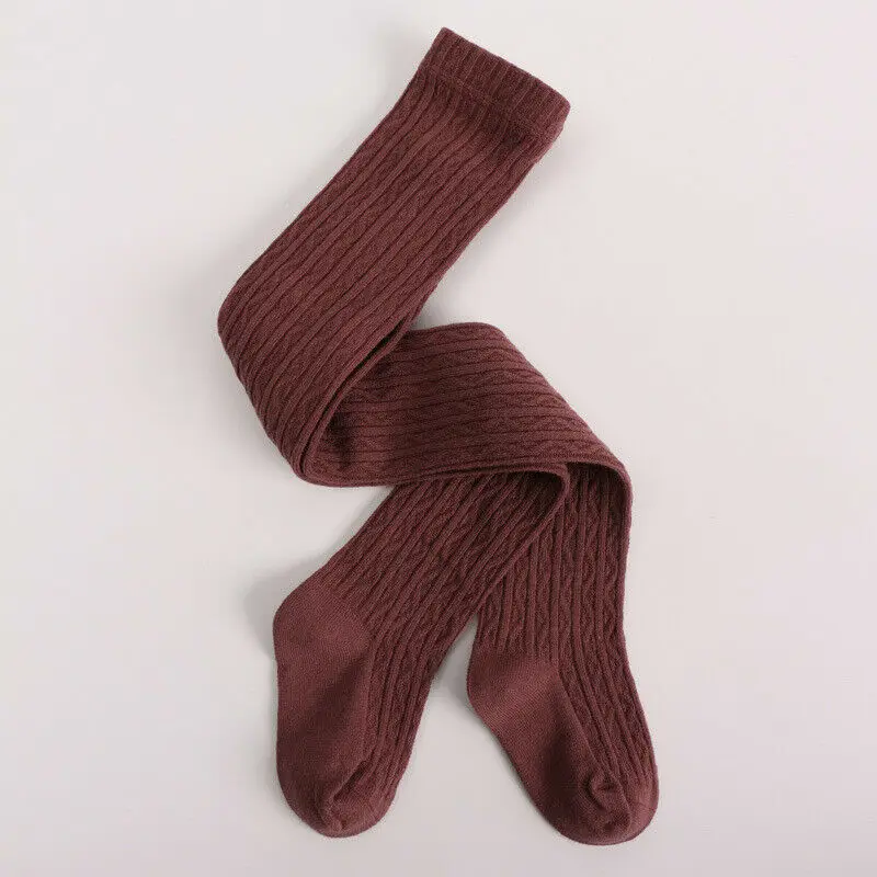 Pudcoco-medias de punto c&aacute;lidas para ni&ntilde;os, medias gruesas de colores caramelo, pantimedias, pantalones, 0-6T, oto&ntilde;o e invierno, 2020-2