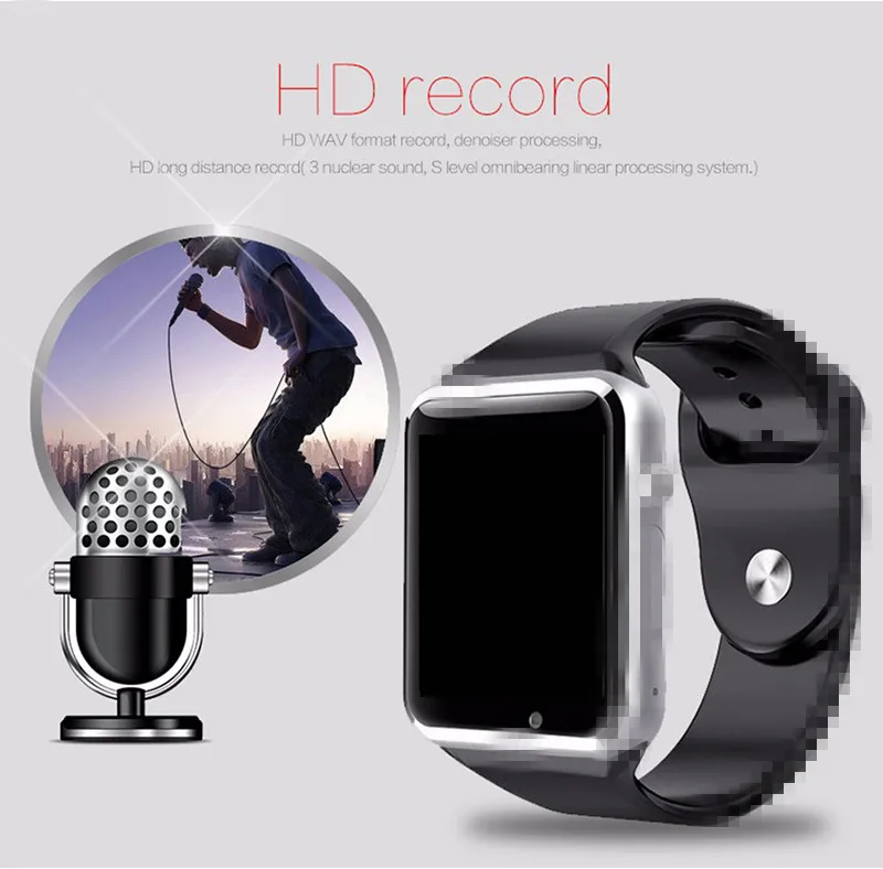 Bluetooth A1 Смарт-часы с камерой SIM TF карта для Apple Watch для мужчин и женщин Android наручные часы умная электроника Smartwatch PK W8