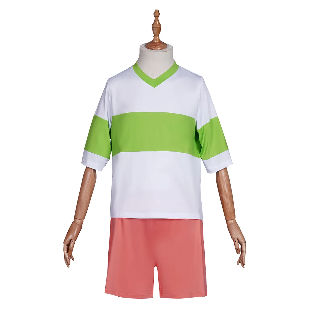 Огино чихиро костюм для косплея Spirited Away футболка шорты наряды Хэллоуин