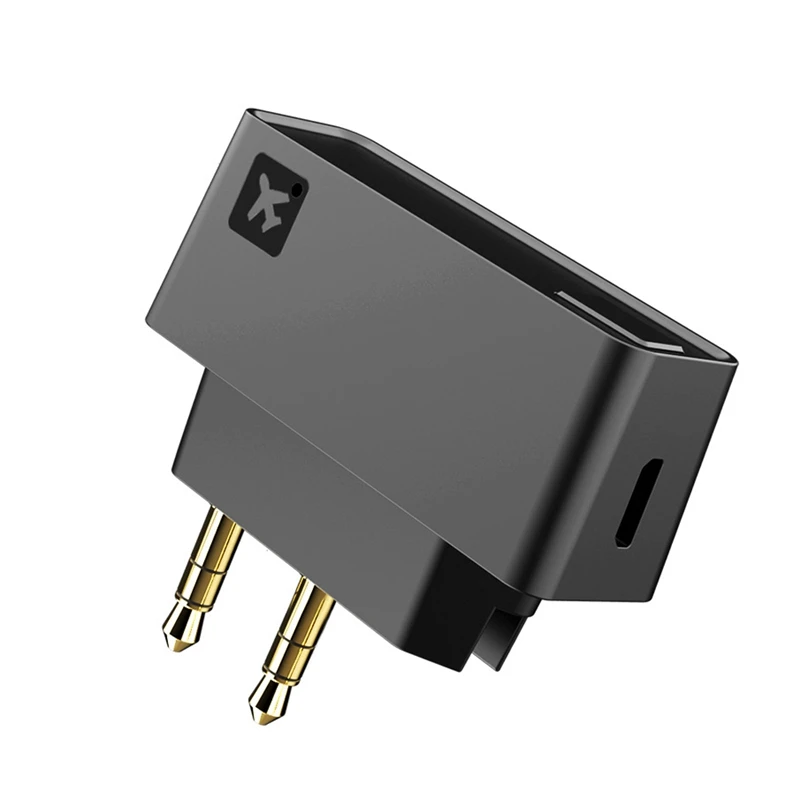 

Bluetooth 5.0 Audio Transmitter Wireless Aircraft Transmitter for Airlines Inflight Entertainment System Game TV Adapter