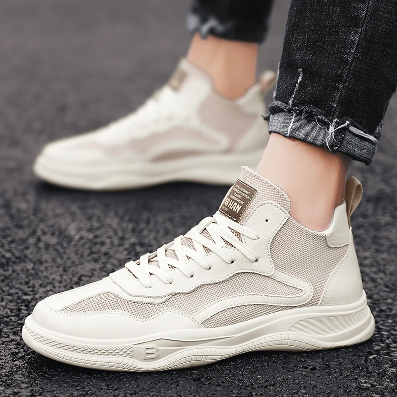 

Sapatos Casuais Masculino Zapatillas Hombre Casual Mesh Sneakers Shoes Men Mens Black Slip On Outdoor Leisure