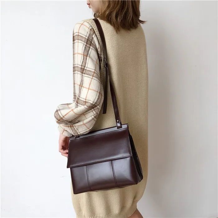 Винтажная женская сумка на плечо качественные женские сумки через из