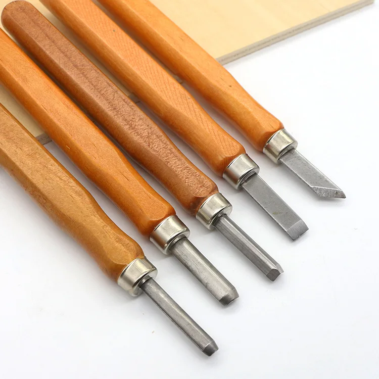 5 шт Набор отверток разделочный нож ручная резьба по дереву Высокоуглеродистая