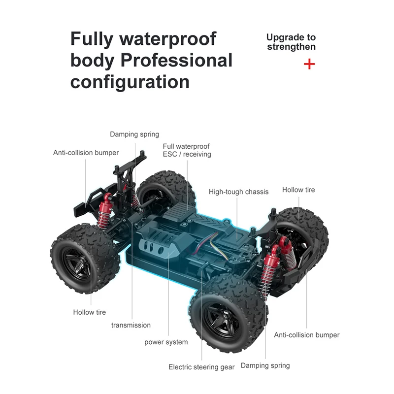 40 км/ч 1/18 Масштаб RC Автомобиль 2 4G 4WD высокая скорость быстрый пульт