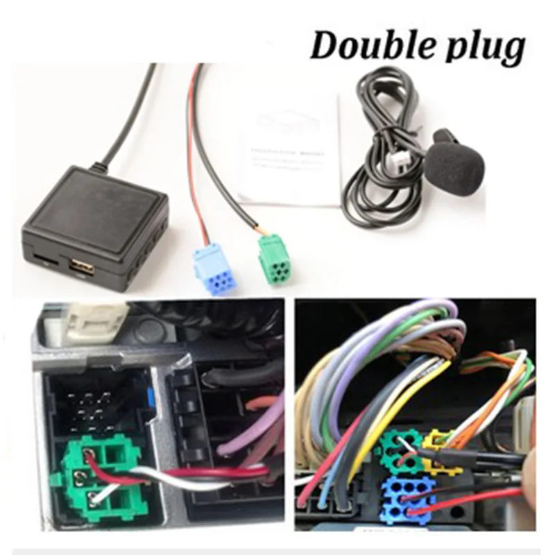 1 комплект Bluetooth аудио Радио адаптер AUX кабель для Renault высокое качество|Кабели и