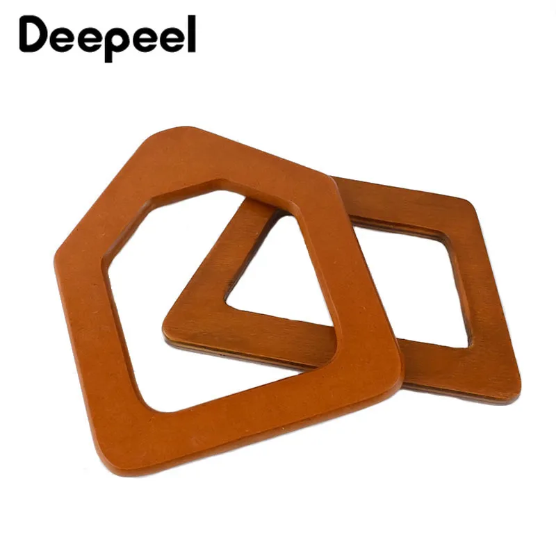 

Deepeel 1/3pairs 14X12cm/8.6X14cm Wood Kiss Clasp Handles Clip Buckles Manual DIY Bag Purse Making Decorative Accessories BF091