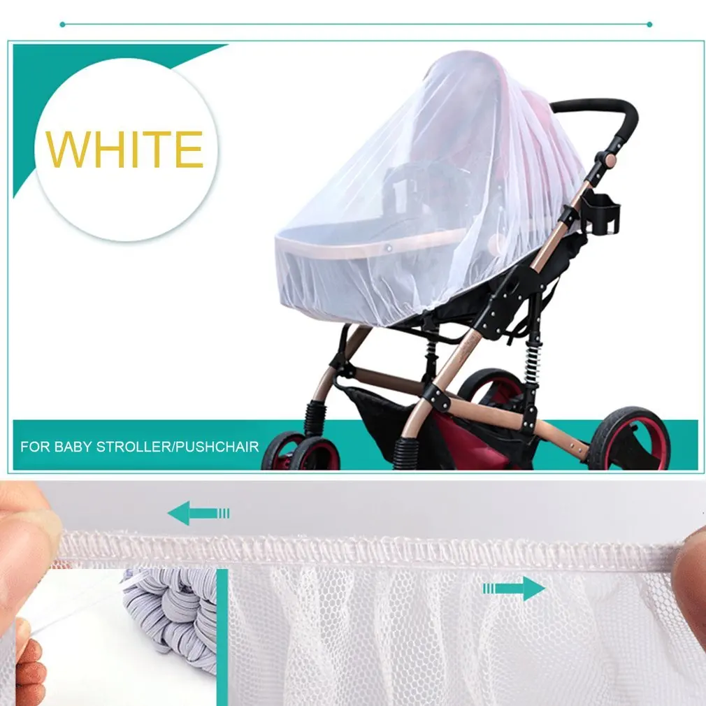 

Trendy Summer Infants Baby Stroller Mosquito Net Buggy Pram Protector Pushchair Fly Midge Insect Bug Cover Stroller Accessories1