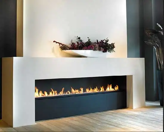 Inno-Fire 72 inch real fire indoor intelligent smart automatic bio ethanol wifi electric fireplace