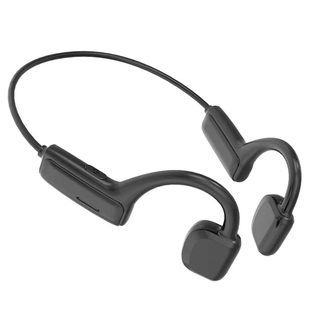 

Bone Conduction Headphones Bluetooth 5.0 Wireless Not In-Ear Headset IPX7 Waterproof Sport Earphone Ear Hook Headset New