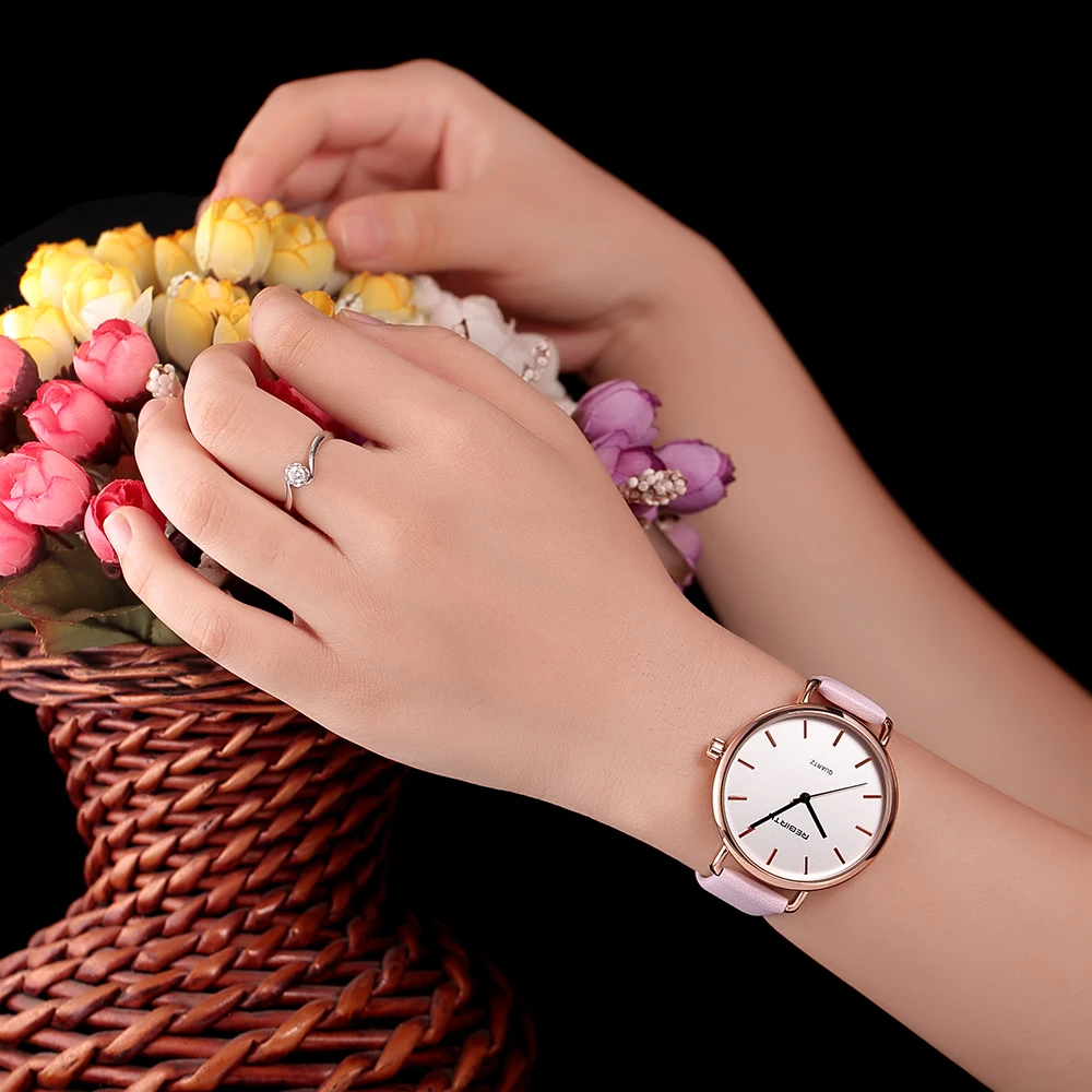 Леди Часы 2017 Элитный бренд Водонепроницаемый браслет Кварцевые часы Для женщин