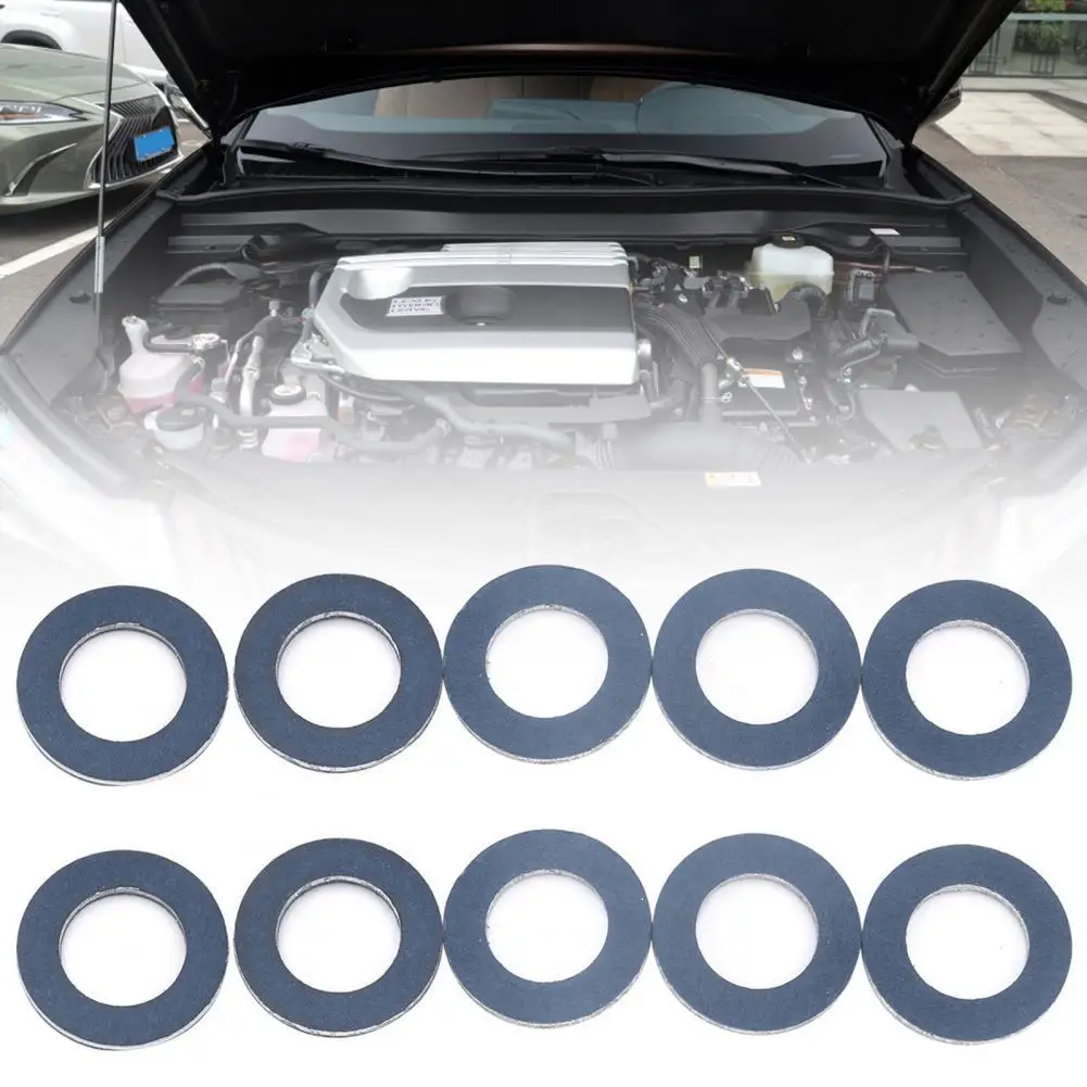 

30Pcs Excellent Oil Drain Washers Anti-rust Mini Oil Drain Gaskets Oil Drain Screw Gaskets