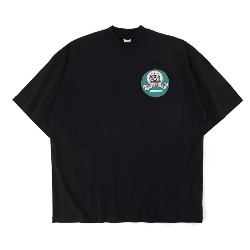 

Summer simple high street printed short sleeve T-shirt Street lovers letter printed short sleeve T-shirt