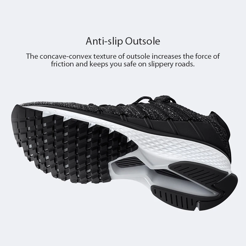 Xiaomi Sneaker 2 Mijia беговая Обувь Uni-Moulding Techinique Fishbone Lock system эластичная вязанная амортизирующая подошва