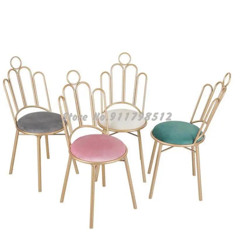 Современный минималистский Маникюр туалетный стул спинка кресла Nordic ресторан