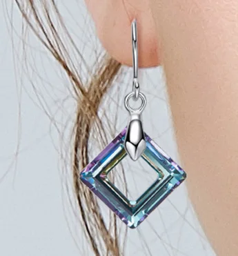 

SL08 925 pure silver love lady Earrings lovers Earrings