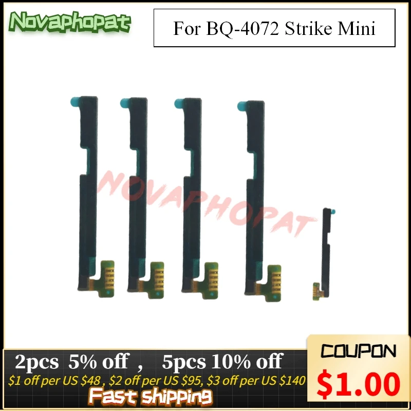 Wyieno BQ5065 Переключатель ВКЛ/ВЫКЛ лента громкости для BQ 5065 Кнопка питания гибкий кабель, сменные детали + отслеживание