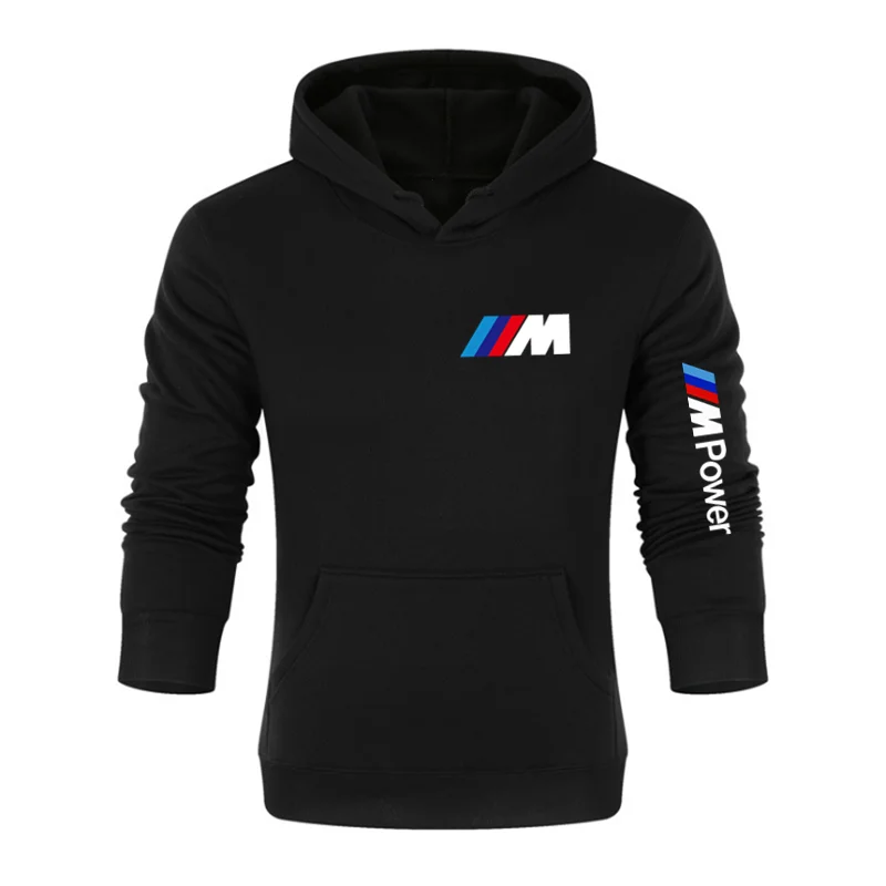 

2021Men's Long-Sleeved Hooded Sweatshirt, Brand Clothing, Monochrome, Perfect Casual,