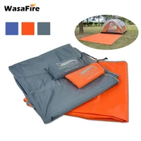 200200cm portable proof tent floor tarpaulin picnic mat ultralight bag tent outdoor sand beach blanket tarp with storage bag