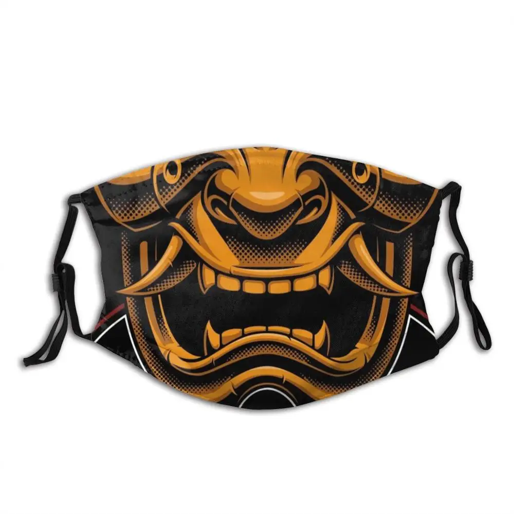 

Mask Samurai Funny Cool Cloth Mask Samourai Samouraï Manga Katana Japon Aikido Anime Budo Face Mask Facemask Social Distancing