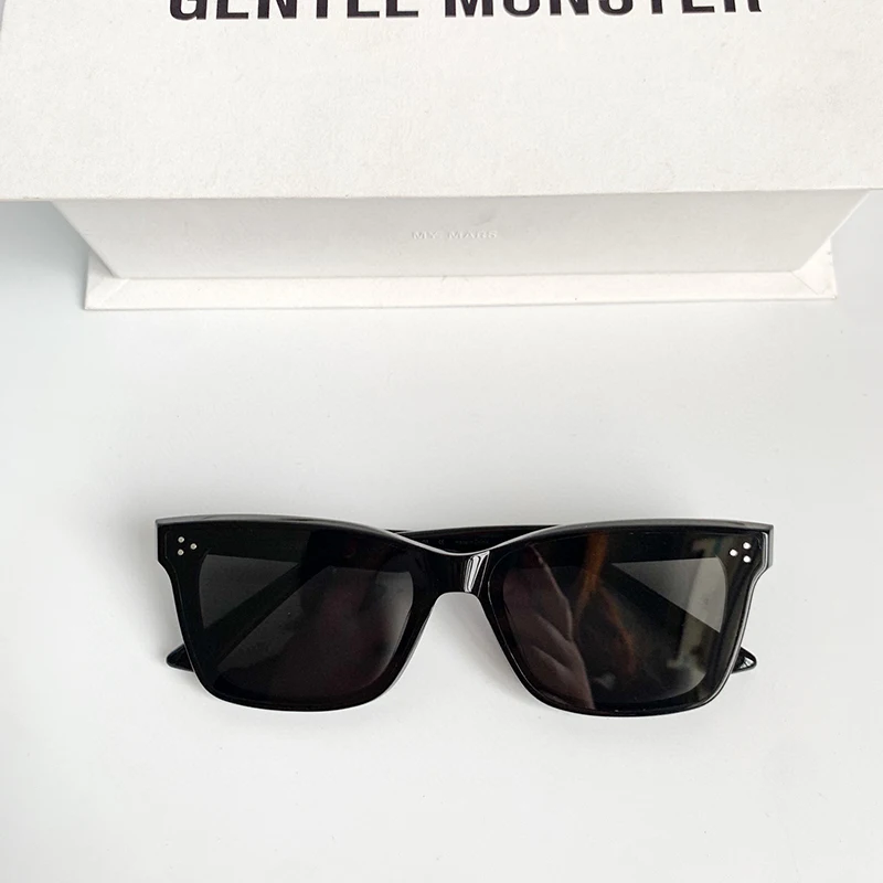 

GENTLE MONSTER Sunglasses New 2021 Vintage SOLBEI Square Women men Acetate Sun Glasses Shades Female Anti-uv400 Male Sunglasses