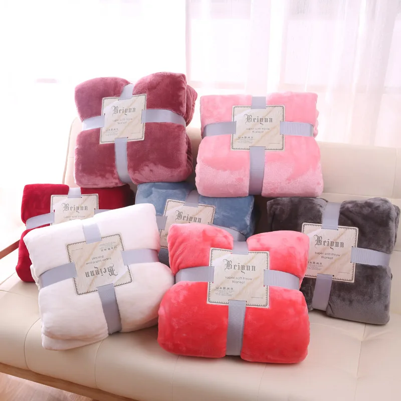 

Теплое Флисовое одеяло, мягкая зимняя простыня, плед для дивана, легкие тонкие фланелевые одеяла для механической стирки, 300 г/см, 7 размеров