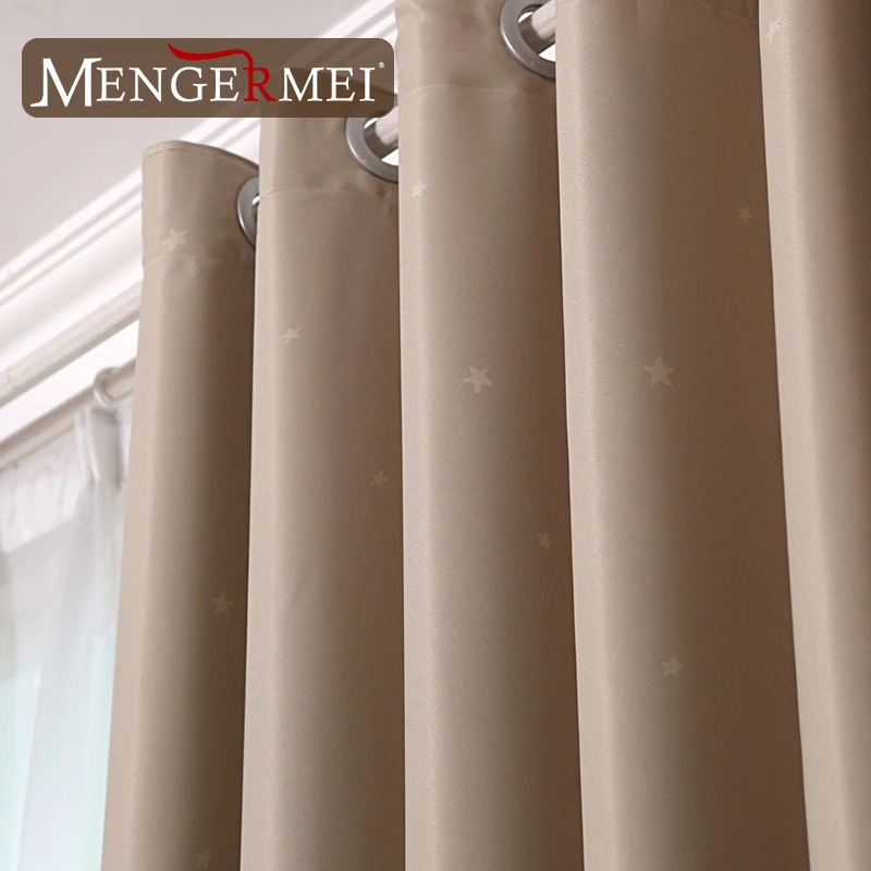MENGERMEI Gradient Curtains Brown Blackout Curtain For Living Room Window for Children Bedroom Kitchen Drapes 7 | Дом и сад