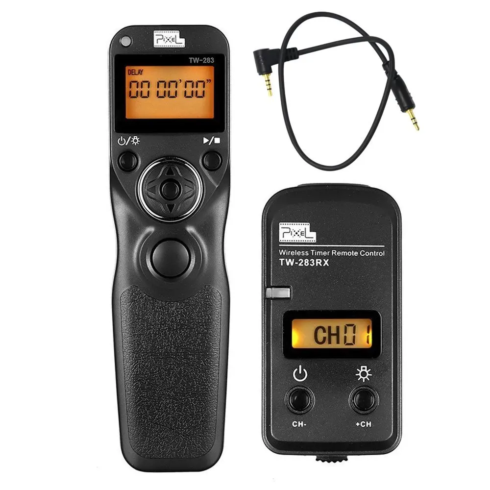 

PIXEL TW-283 E3 Wireless Timer Shutter Release Remote Control For Canon 760D 750D 700D 650D 600D 550D 200D 60D 70D 1200D T6s T6i