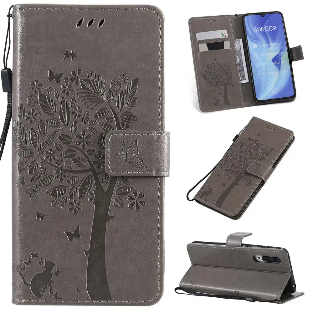 

Leather Wallet Phone Cases For Xiaomi POCO X3 NFC M3 Mi Note 10 Mi 10 Ultra 10T Lite Pro Case Flip Cover With Lanyard Card Slot