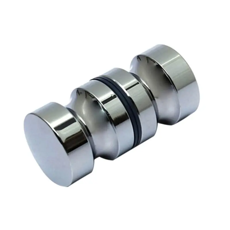 

Aluminum Alloy Glass Door Handle 1.1" Single Bathroom Shower Cabinet Hardware