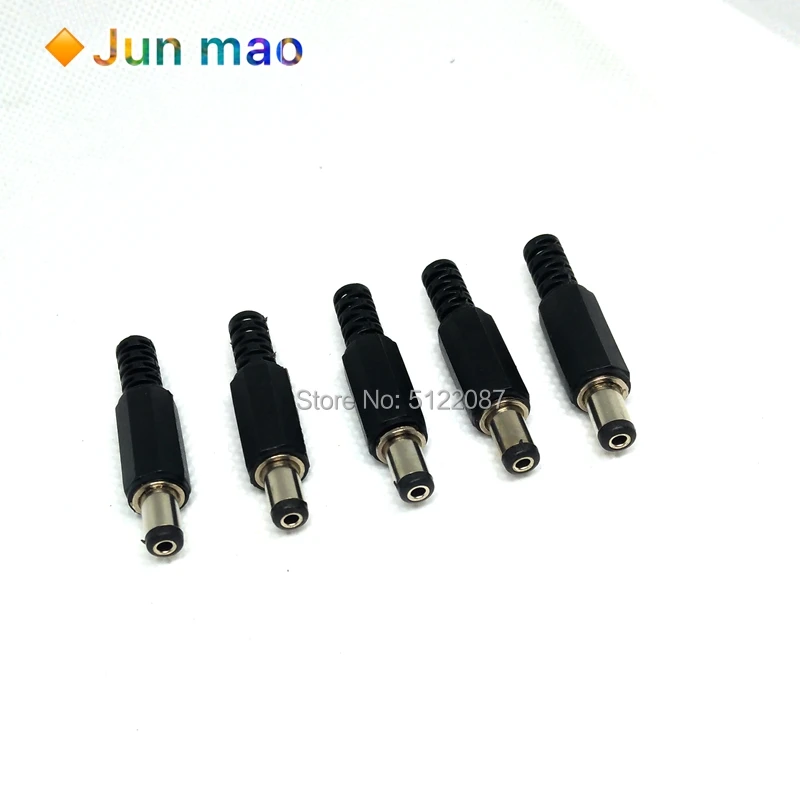 10pcs DC Power Jack Plugs Male / Female Socket Adapter Connectors 2.1mm x 5.5mm For DIY Projects Disassembly Plug | Обустройство дома