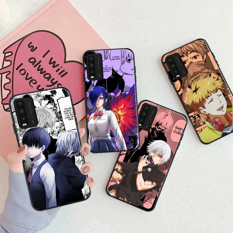 

Japanese Anime Tokyo Ghoul Japan Suave Phone Case For Xiaomi Redmi 9 9i 9AT 9T 9A 9C Note 9 9T 9S 9 Pro Max Back Fundas Coque