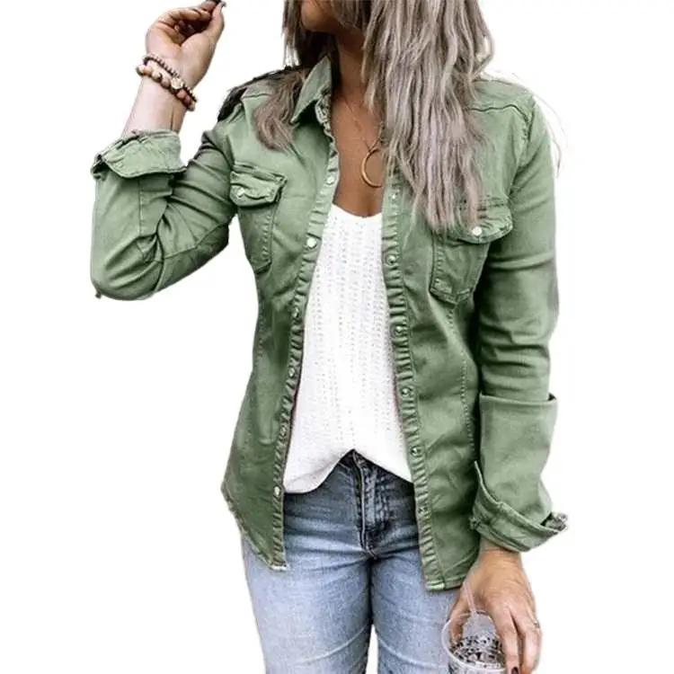 

The New Style Autumn denim jacket jeans Court Style Commuting Lapel Loose Short Denim Coat Women Autumn Winter