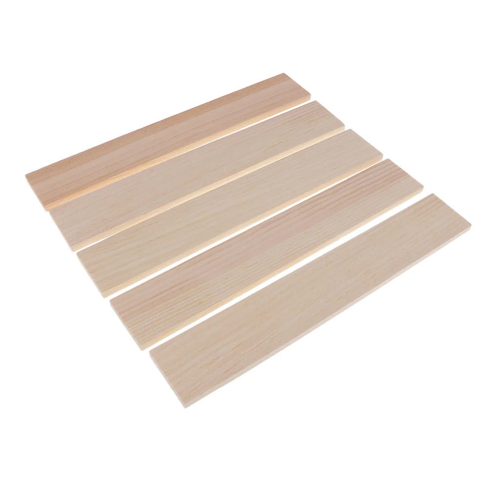 5 шт. пустая НЕОБРАБОТАННАЯ деревянная палочка зубная доска дюбель для хобби DIY