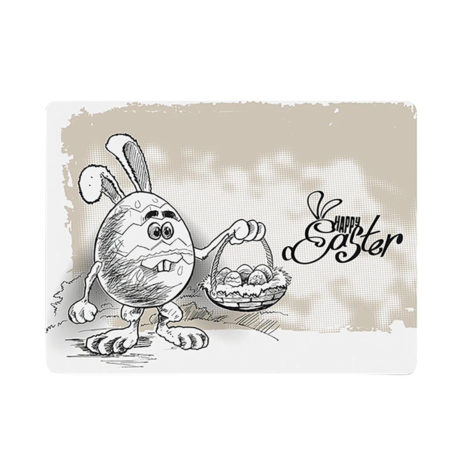 

Easter egg mouse pad keyboard pad writing pad (24 * 20cm) happy personalized mouse pad keyboard pad writing pad desktop pad