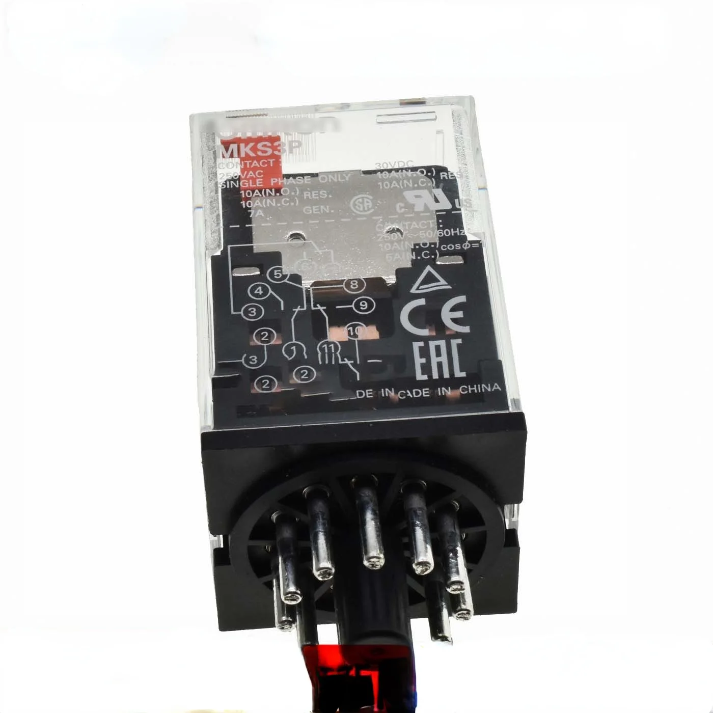 

5 шт. промежуточное общее реле mks3p AC220V 11 pin 10A