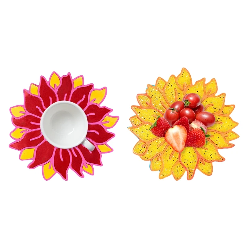 

Diy Crystal Sunflower Coaster Mold Epoxy Resin Mold Suitable for Resin Casting