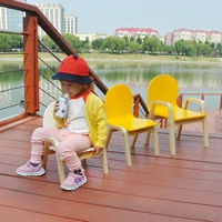 childrens chair kindergarten baby small chair back chair child furniture armchair stool solid wooden bench school dining seat
