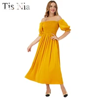 fashion and elegant tube top solid color ladies dress summer party birthday holiday cute sexy french romantic silk dress female