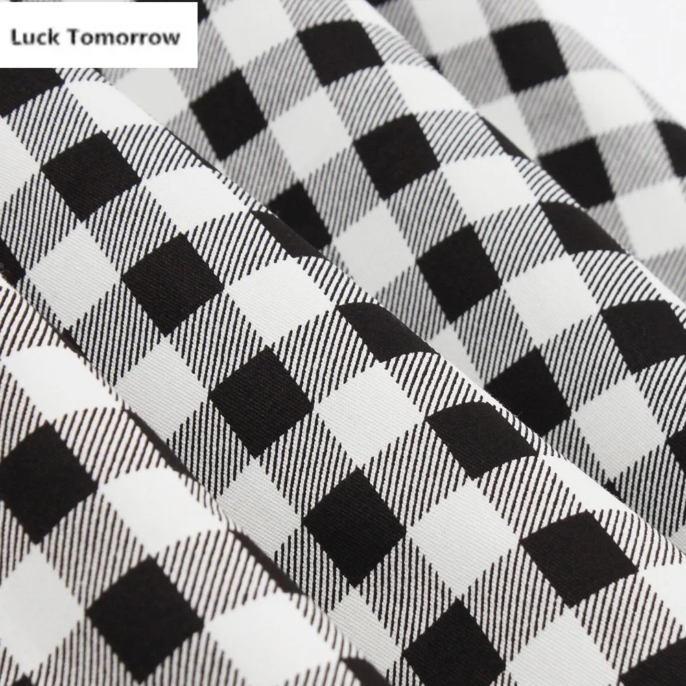 Женское платье в клетку стиле ретро 50-60-х годов | Женская одежда