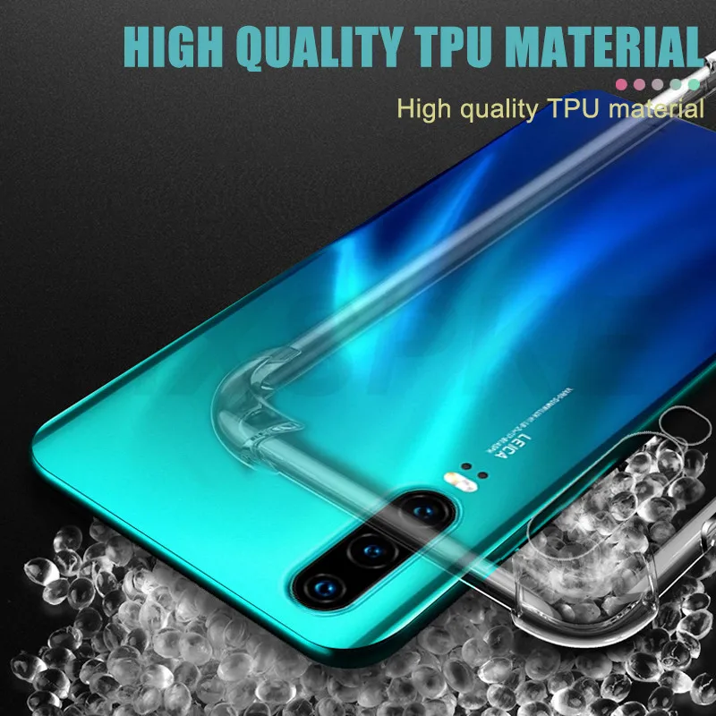 Роскошный прозрачный противоударный чехол для Huawei P20 Pro P30 P40 Lite E Mate 30 20 10 20X P Smart Z 2019