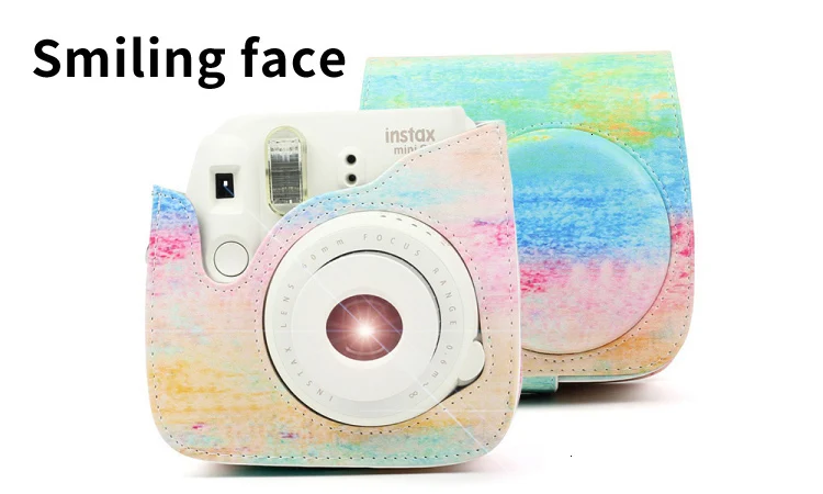 Fujifilm Instax mini чехол для камеры pu кожаный чехол с плечевым ремнем для Instax Mini 9 Mini 8 Mini 8+ мгновенная камера