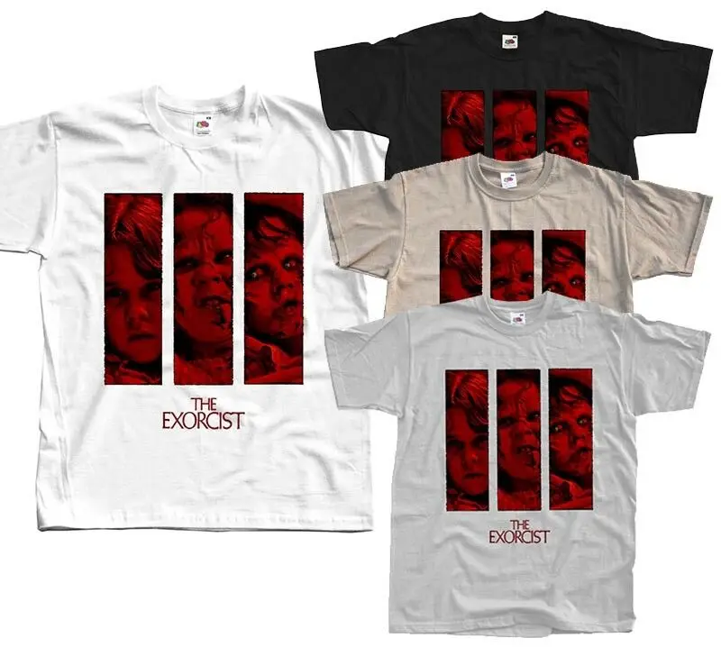 

The Exorcist V11, W.Friedkin, poster 1973, T-Shirt (BLACK,ZINK) ALL SIZES S-5XL