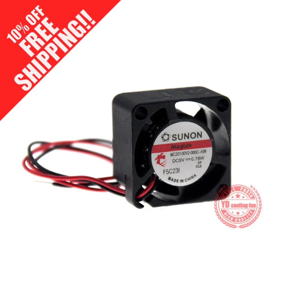 Новый SUNON MC20100V2-000C-A99 2010 5V 0 78 W миниатюрный микро Вентилятор охлаждения