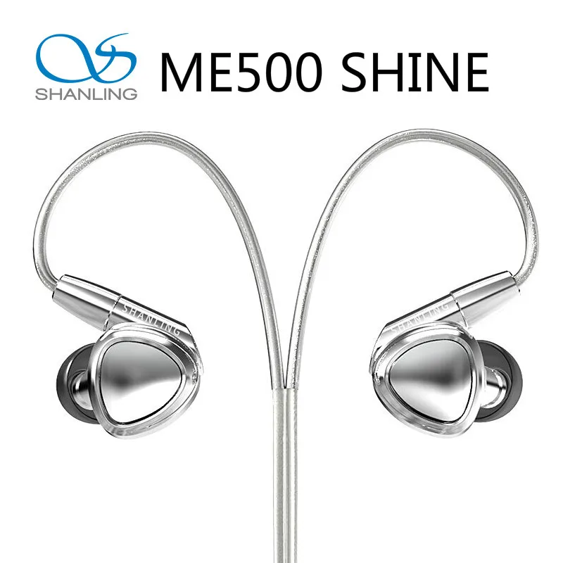 

SHANLING ME500 SHINE Headset 2BA+1DD Hybrid Driver In-ear Earphone Earbuds with 3.5mm 4.4mm IEMs MMCX Detachable Cable
