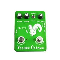 joyo jf 12 voodoo octave fuzz effect guitar pedal electric bass dynamic compression effects true bypass guitar accessory