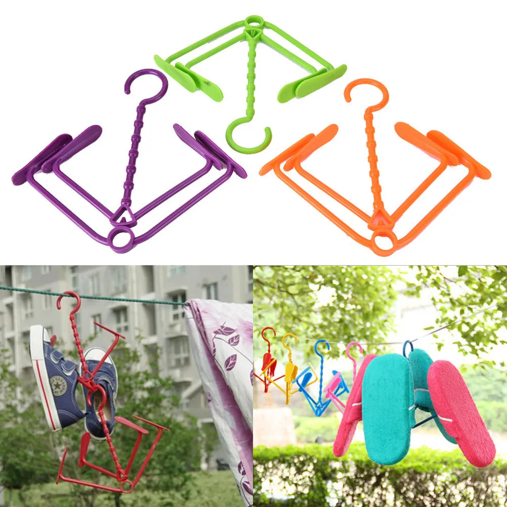 

creative plastic household items hanger robe hooks huggable shoe Simple rack drying hook dormitories Travel Essentials foldable