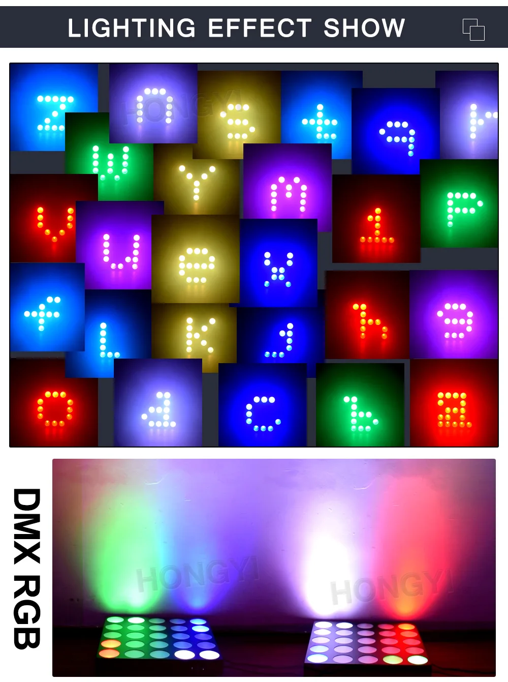 Высокая мощность светодиодный 25 шт.* 10 Вт RGB 3в1 COB светодиодный матричный светильник светодиодный Блиндер dmx ДИСКО светильник
