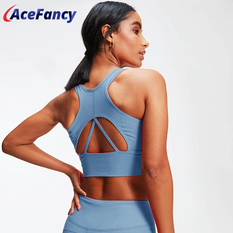 Acefancy майка для занятий йогой топ Для женщин тренажерный зал Фитнес Absort впитывает